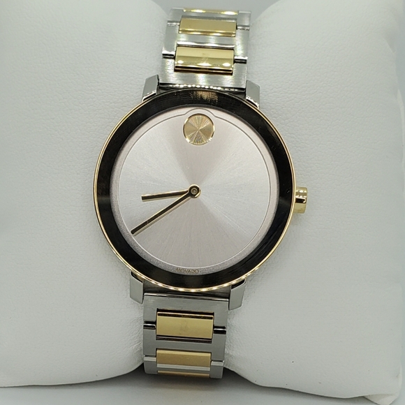 **SOLD** Movado BOLD Evolution Quartz Silver Dial Ladies Watch - Picture 4 of 15